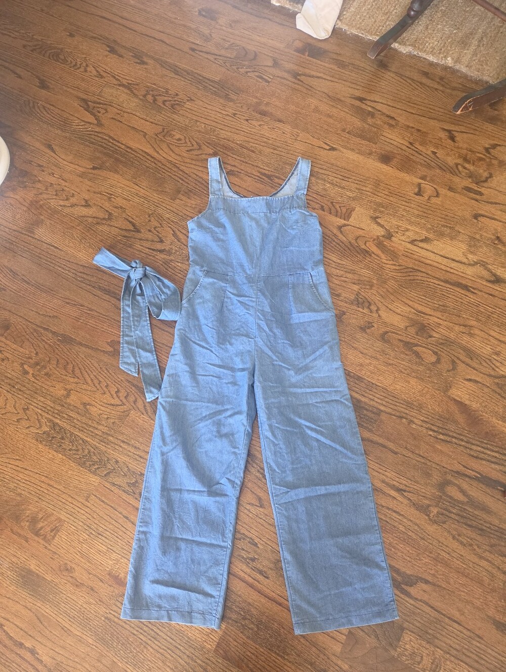 Womens Denim Jumpsuit, Size Medium.